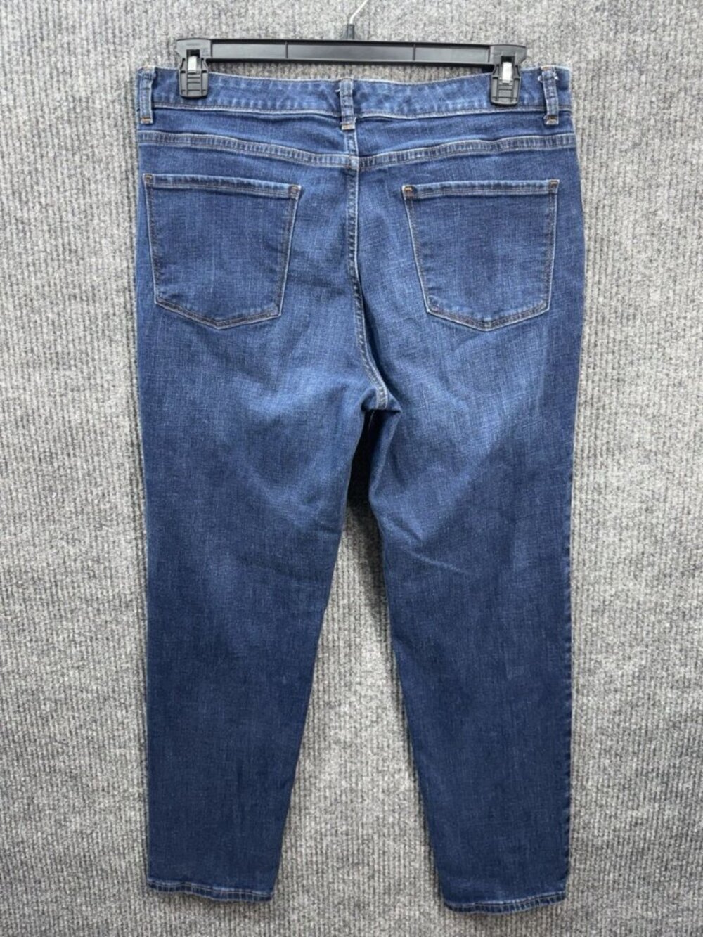 Talbots Ankle Jeans Women’s 12 Blue Denim Simply Flattering Medium Wash Stretch - Picture 2 of 8